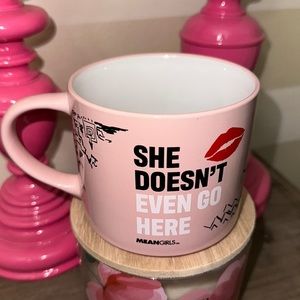 New Mean Girls mug in pink.